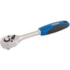 Draper 1/4" Drive 72 Tooth Reversible Soft Grip Ratchet