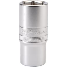 Draper 1/2" Drive Satin Finish Deep Hexagon Socket Metric