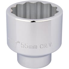 Draper 3/4" Drive Polished Finish Bi Hexagon Socket Metric