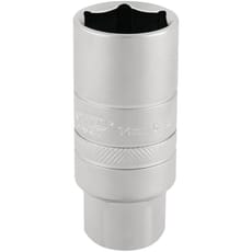 Draper 3/8" Drive Satin Chrome Hexagon Spark Plug Socket