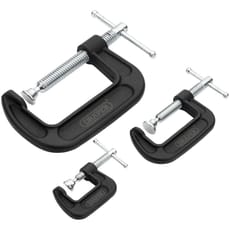 Draper 3 Piece Heavy Duty G Clamp Set