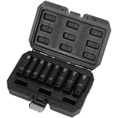 Draper Hi Torq 8 Piece 3/8" Drive Deep Hexagon Impact Socket Set