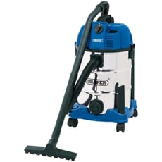 Draper Wet and Dry Vacuum Cleaner With Stainless Steel Tank 30L