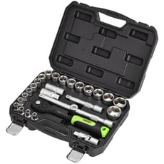 Draper HI TORQ 27 Piece 1/2" Drive Hexagon Socket Set