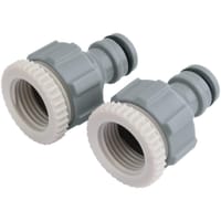 Draper 2 Piece 1/2" and 3/4" BSP Tap Connector Set 