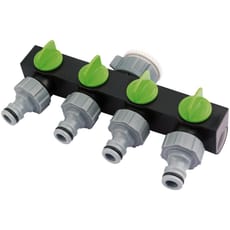Draper 4 Way Hose Pipe Tap Connector