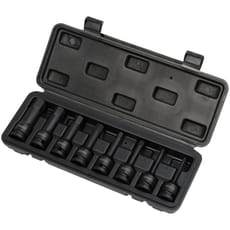 Draper Expert 8 Piece 1/2" Drive Hexagon Impact Socket Bit Set Metric