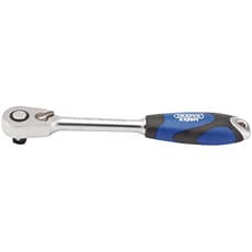 Draper 1/2" Drive 60 Tooth Micro Head Soft Grip Ratchet