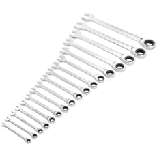 Draper Hi Torq 17 Piece Ratchet Combination Spanner Set