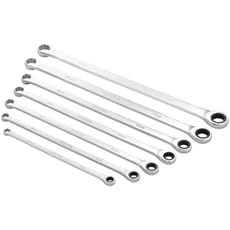 Draper Hi Torq 7 Piece Extra Long Double Ring Ratchet Spanner Set