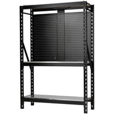 Bunker 17 Piece Modular 3 Tier Stainless Steel Shelf Racking Unit