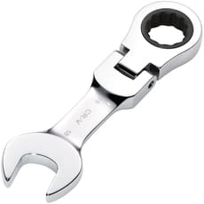 Draper Hi-Torq Stubby Flexible Head Ratchet Combination Spanner