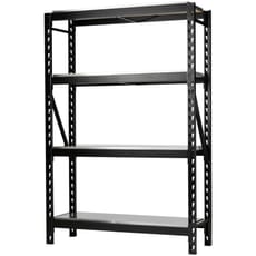 Bunker 18 Piece Modular 4 Tier Stainless Steel Shelf Racking Unit