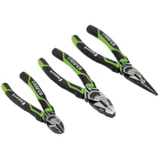 Draper 3 Piece Green High Leverage Plier Set