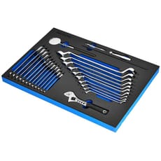 Bunker 27 Piece Spanner and Inspection Tool Set in EVA Foam Inlay