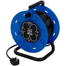 Draper Industrial 4 Socket Cable Extension Reel 240v