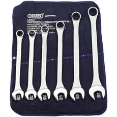 Draper 6 Piece Combination Spanner Set Metric