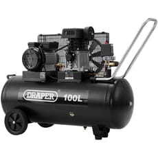 Draper DA100/330 Belt Driven Air Compressor 100 Litre