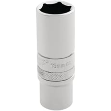 Draper 1/4" Drive Polished Finish Hi Torq Deep Hexagon Socket Metric