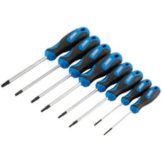 Draper 8 Piece Soft Grip Torx and Security Torx Screwdriver Set