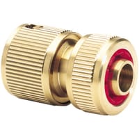Draper Expert Brass Waterstop Hose Pipe Connector 
