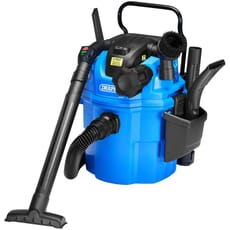 Draper WDV18 Wall Mountable Wet and Dry Vacuum Cleaner