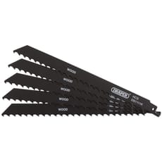 Draper Wood and Plastic Cutting Reciprocating Sabre Saw Blades