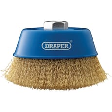 Draper Brassed Steel Wire Cup Brush