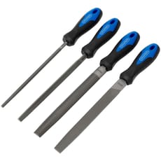 Draper 4 Piece Soft Grip Engineers File Set