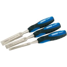 Draper Expert 3 Piece Soft Grip Wood Chisel Set