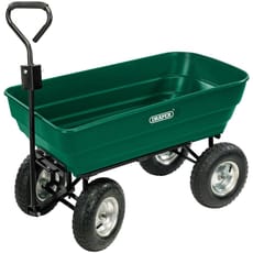 Draper Larger Heavy Duty Tipping Garden Trolley