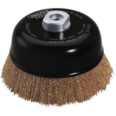 Draper Expert Brassed Steel Wire Cup Brush
