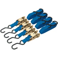 Draper Ratchet Tie Down Strap Set J Hooks