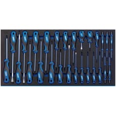 Draper 27 Piece Soft Grip Screwdriver Set In Eva Insert Tray