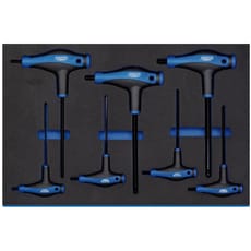 Draper 7 Piece T Handle Ball End Hexagon Key Set In Eva Insert Tray
