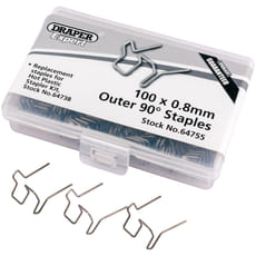 Draper Double U Staples for Hot Staplers