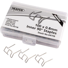 Draper Bent Castle Staples for Hot Staplers
