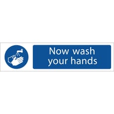 Draper Now Wash Your Hands Sign