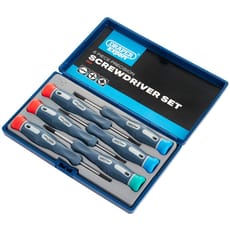 Draper Expert 6 Piece Soft Grip Precision Screwdriver Set