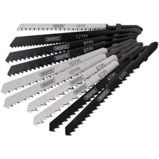 Draper Expert 10 Piece Assorted Jigsaw Blade Set