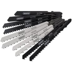 Draper Expert 10 Piece Assorted Jigsaw Blade Set