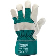 Draper Expert Fleece Lined Leather Garden Gloves