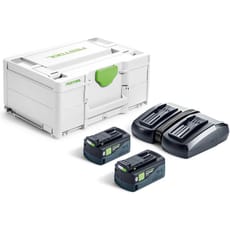 Festool SYS 18v Energy Set High Power 2 Battery 5ah and Charger Kit