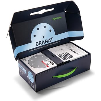 Festool D125 GR-Set 60 Piece Granat Sanding Disc Set 125mm