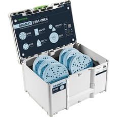 Festool SYS-STF D150 GR-Set 150mm Granat Sanding Discs & Systainer Case