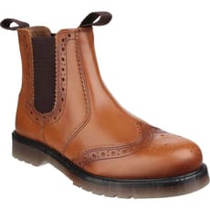 Amblers Mens Dalby Pull On Brogue Boots