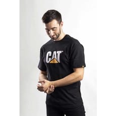 Caterpillar Mens Trademark Logo T Shirt