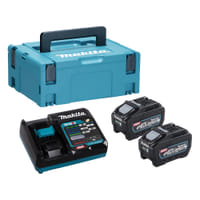 Makita 191V42-8 40v Max XGT Cordless 2 Battery 5ah and Charger Kit 