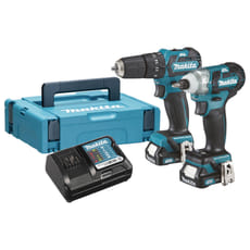 Makita CLX205AJ 12v Max CXT Cordless Brushless Combi Drill and Impact Driver Kit
