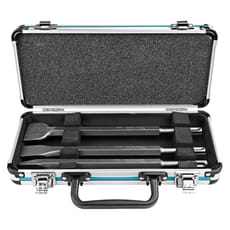 Makita 3 Piece SDS Plus Chisel Set in Aluminium Carry Case